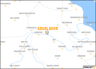 map of Gogolovka