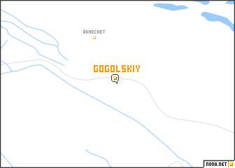 map of Gogolʼskiy