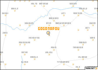 map of Gogonapou