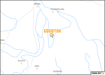 map of Gogotok