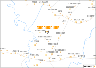 map of Gogouaguhé