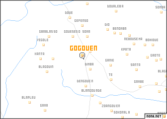 map of Gogouen