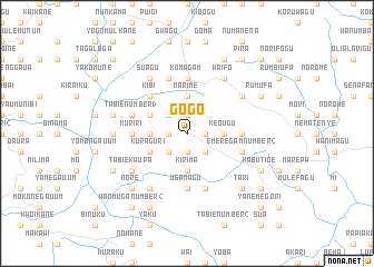 map of Gogo