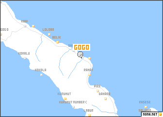 map of Gogo