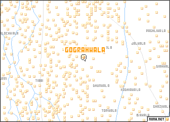 map of Gograhwāla