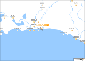 map of Gogsiba