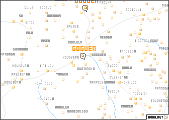 map of Goguen