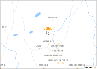 map of Gogui