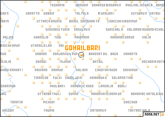 map of Gohāilbāri