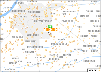 map of Gohāwa