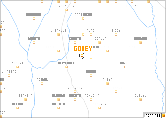 map of Gohēy