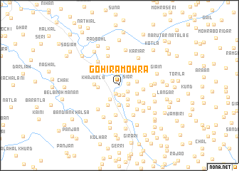 map of Gohīra Mohra