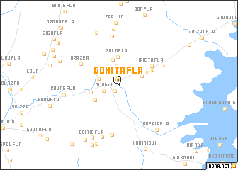 map of Gohitafla