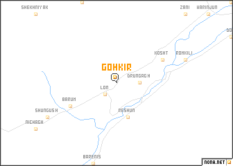 map of Gohkir