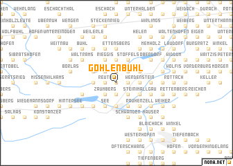 map of Göhlenbühl