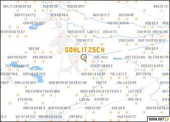 map of Göhlitzsch