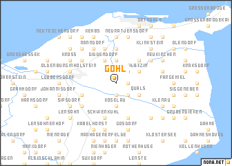 map of Göhl