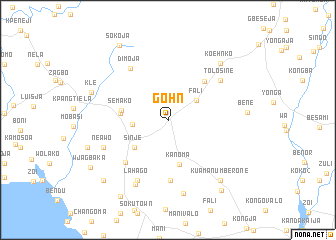 map of Gohn