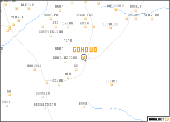 map of Gohouo