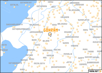 map of Gohrām