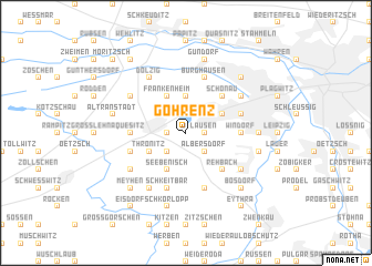 map of Göhrenz