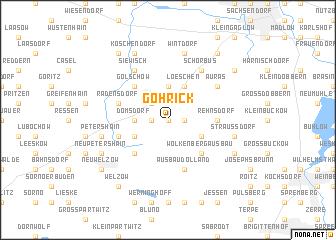 map of Göhrick