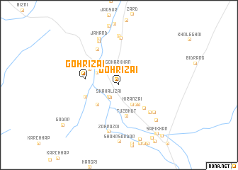 map of Gohrīzai