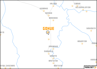 map of Gohué