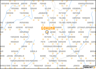 map of Gohuma
