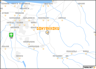 map of Gohyakkoku