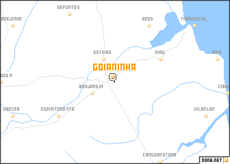 map of Goianinha
