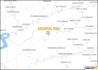 map of Goianul Nou