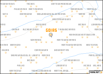 map of Goias