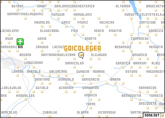 map of Goicolegea