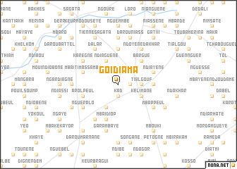 map of Goïdiama