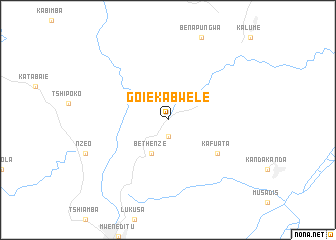 map of Goie-Kabwele