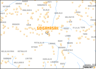 map of Goigamasak