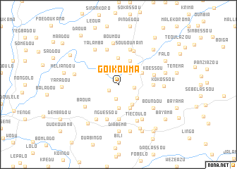 map of Goikouma