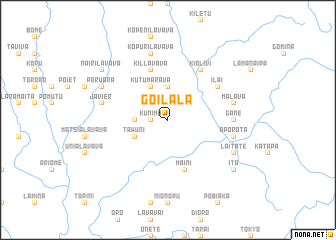 map of Goilala