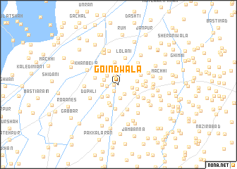 map of Goindwāla