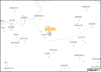 map of Goins