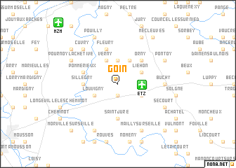 map of Goin