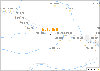 map of Goioasa