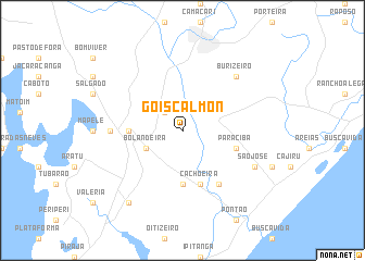 map of Góis Calmon