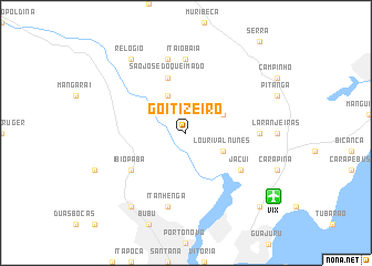 map of Goitizeiro
