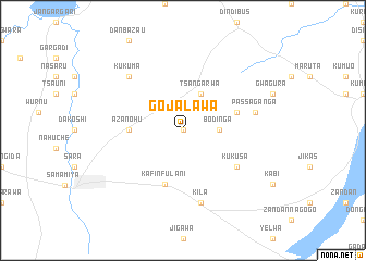 map of Gojalawa