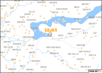 map of Gojan