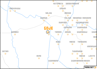 map of Goje