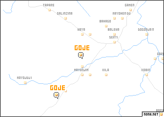 map of Goje