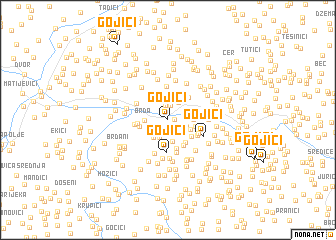 map of Gojići